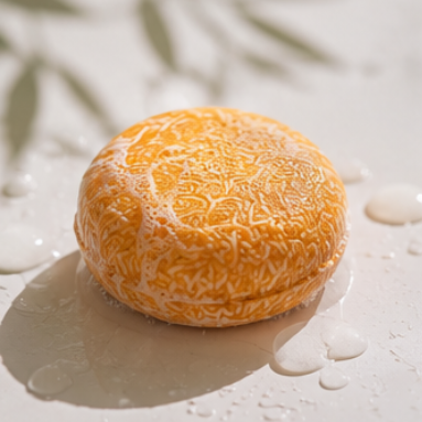 Champú Sólido de Cúrcuma · Doréa
